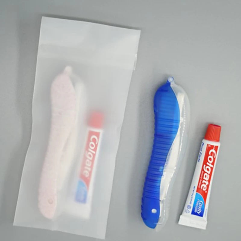   Portable Disposable Foldable Travel Toothbrush   