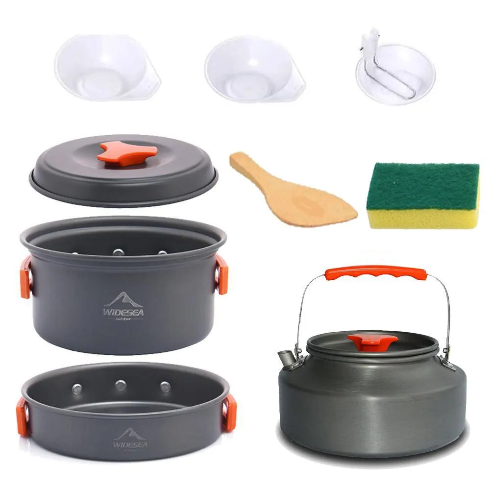   Widesea Camping Tableware Cookware Set   