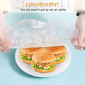  100pcs Disposable Food Cover Plastic Wrap #