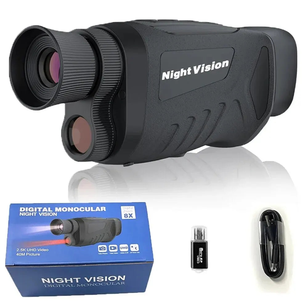   High-Definition Night Vision Digital Monocular - 2.5K UHD 40M Capture   