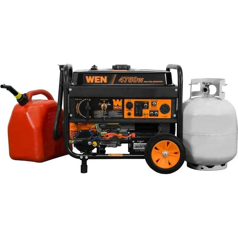   Dual Fuel 120V/240V Portable Generator with Electric Start   