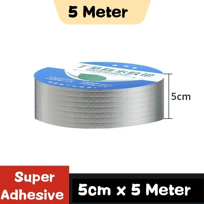  Super Waterproof Patch Seal Tape Self-adhesive Butyl Sealing Tape Pipe Stop Leak Sealant Roof Crack Repair Sealers Duct Fix Tape 