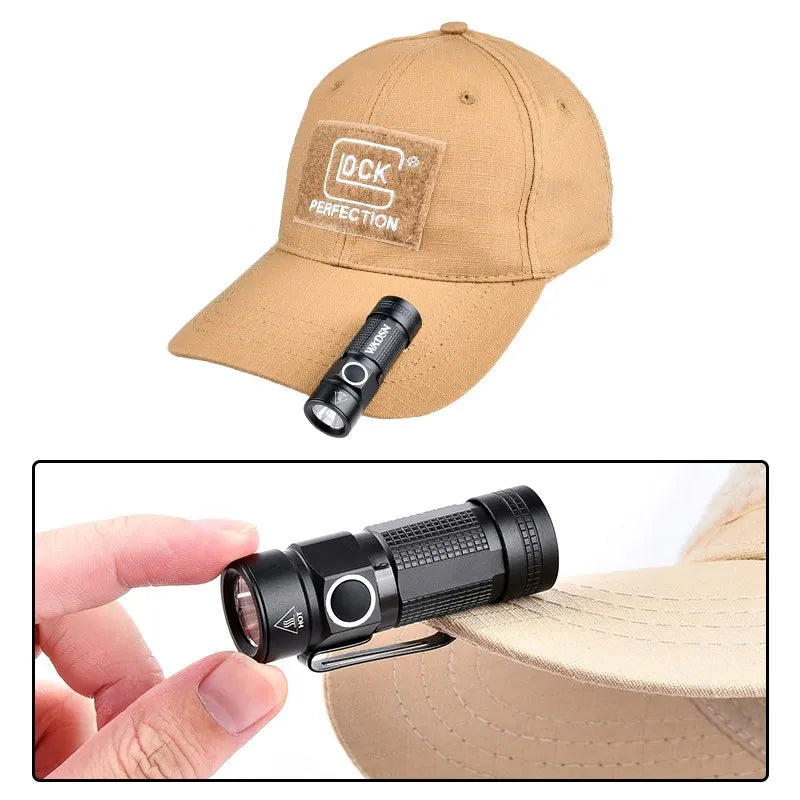   High-Powered Tactical Flashlight with Gun Mount   