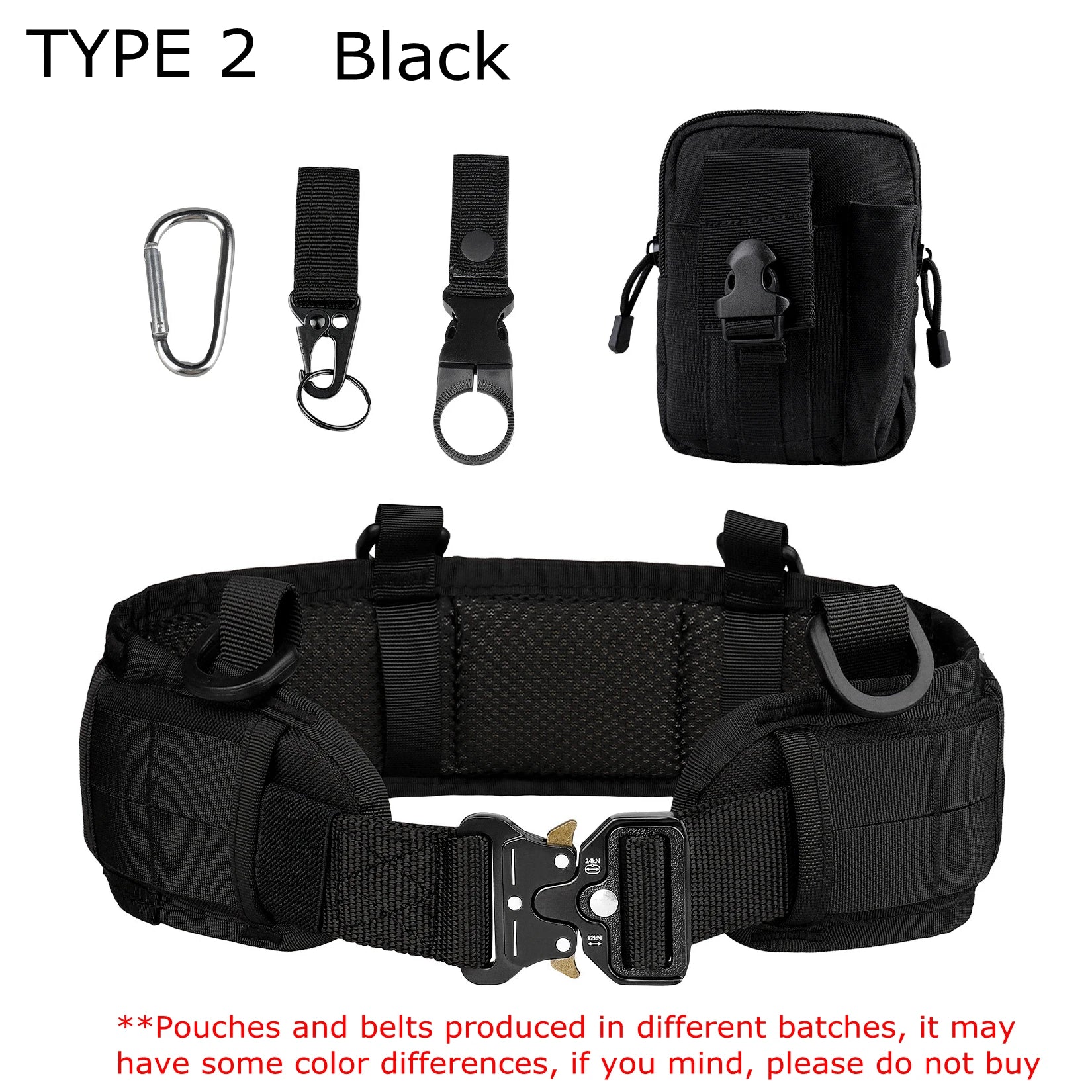   Premium Tactical Belt with MOLLE System for Outdoor Activities   