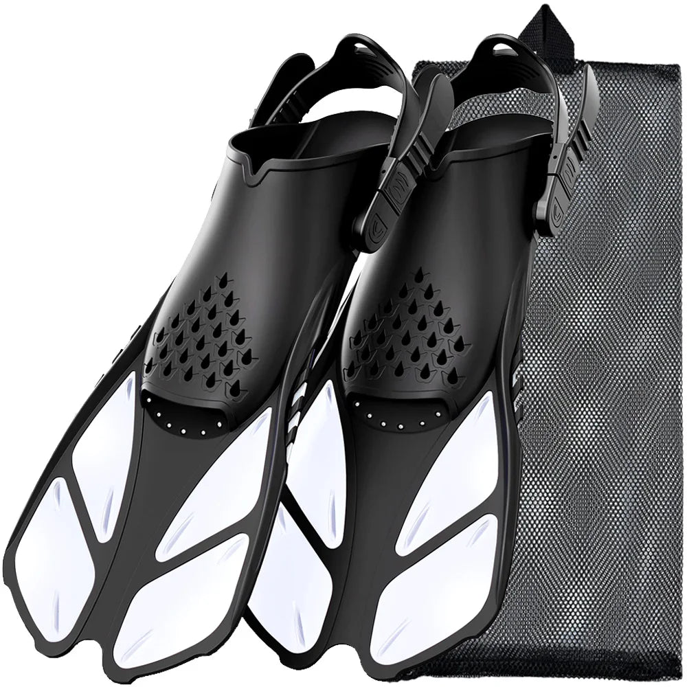   Adjustable Snorkel Fins – Comfortable, Quick-Release Buckles   