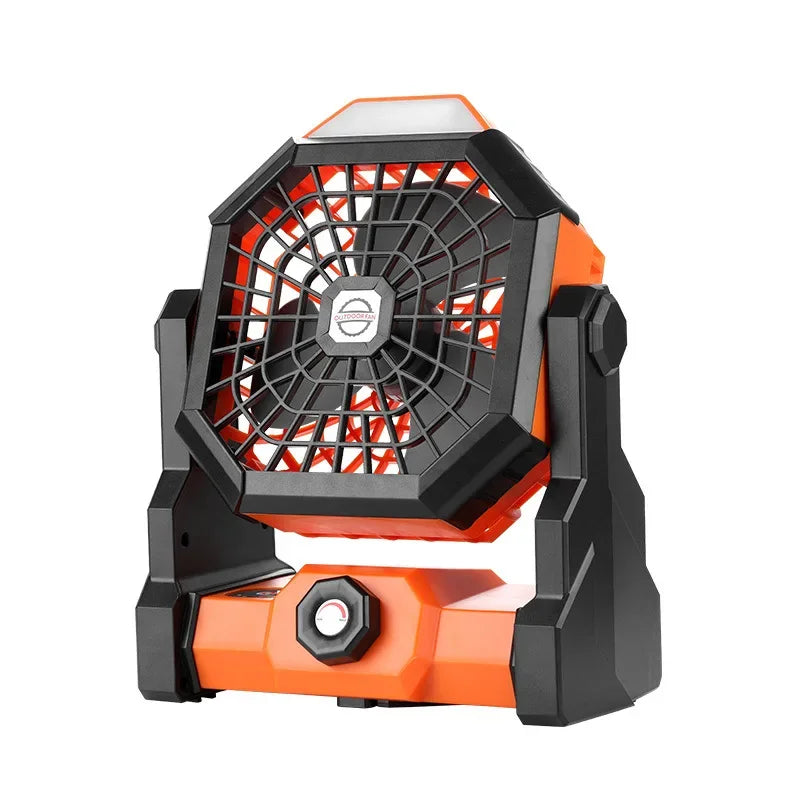   USB Movable Camping Fan - Rechargeable LED Lantern   