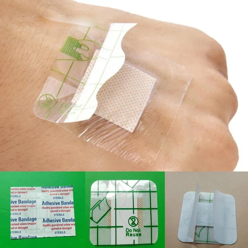   Medical Adhesive Square Wound Stickers | Waterproof First Aid   