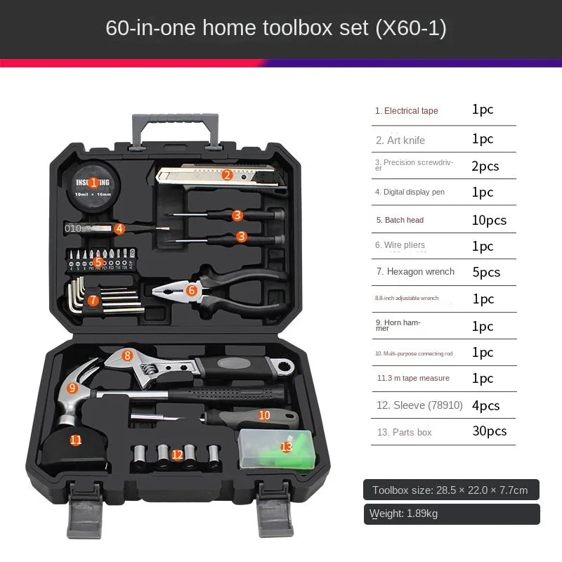   Complete Hardware Manual Tool Combination Set   