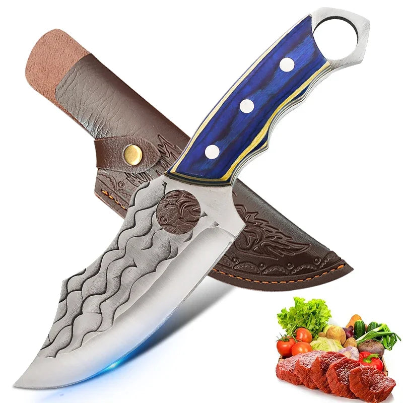   Handmade Forged Stainless Steel Chef Knife – Precision & Durability   