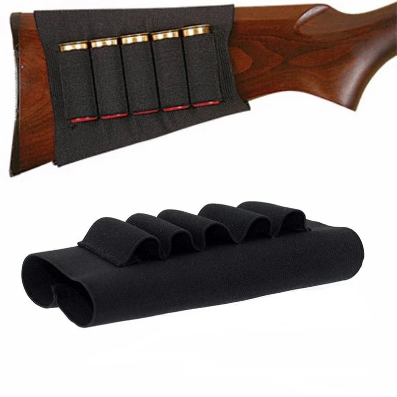   5 Rounds Shotgun Shell Holder - Durable & Secure Ammunition Accessory   