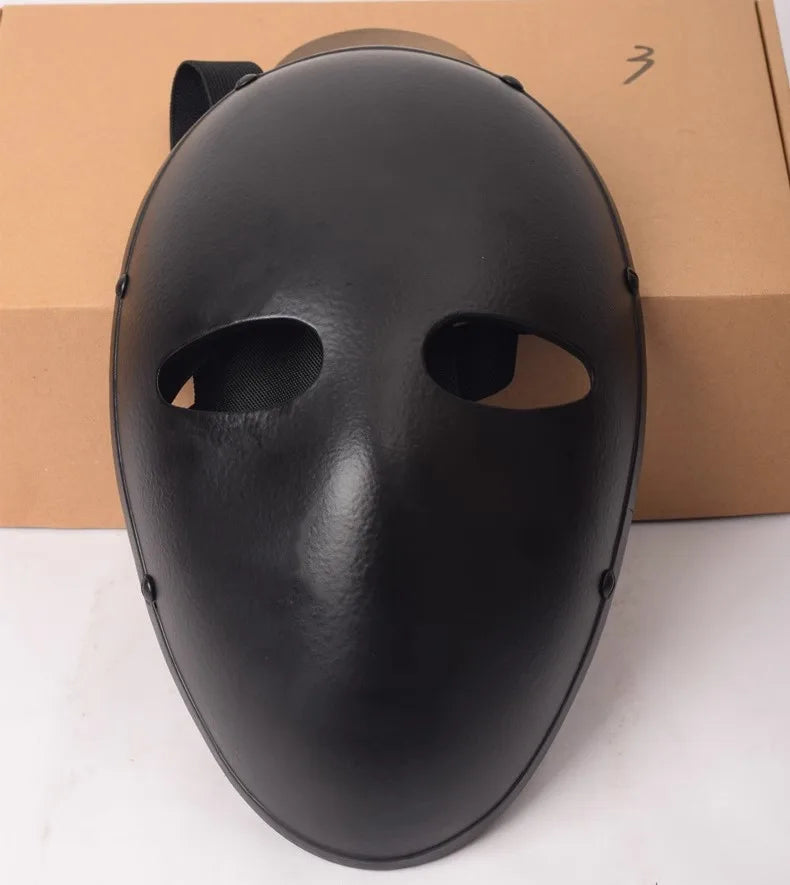   Black Full Face Bulletproof Mask   