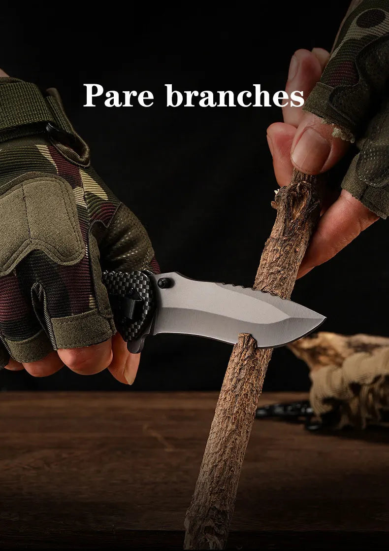   Folding knife high hardness multifunctional knife    