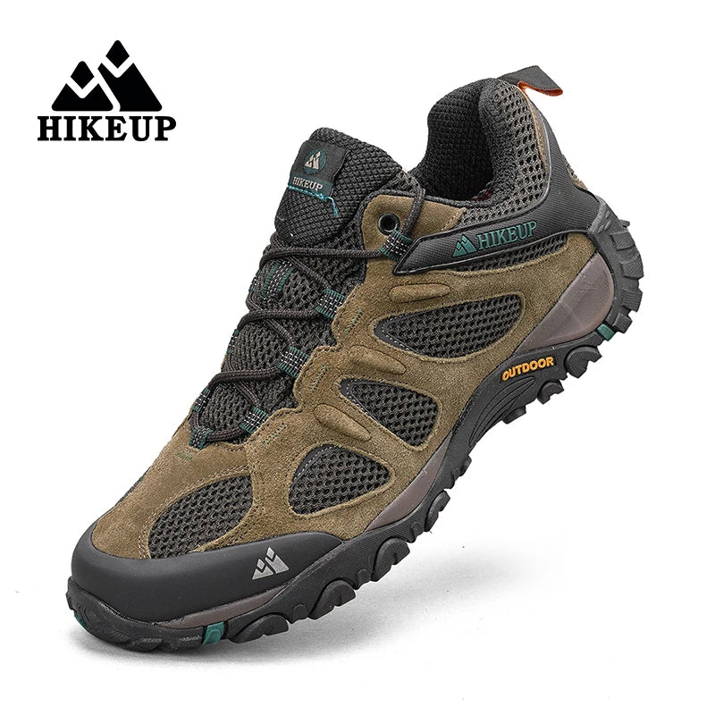  Non-slip Wear Resistant Men‘s Outdoor Hiking Shoes Breathable Splashproof Climbing Men Sneaker Hunting Mountain Shoes 