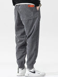   Men's Corduroy Joggers - Comfortable Streetwear Pants   