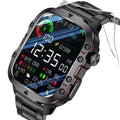  LIGE New Smart Watch 1.96 Inch Screen 420 MAh Bluetooth Call Voice Assistant Watch Sports Fitness Waterproof Smartwatch For Men 