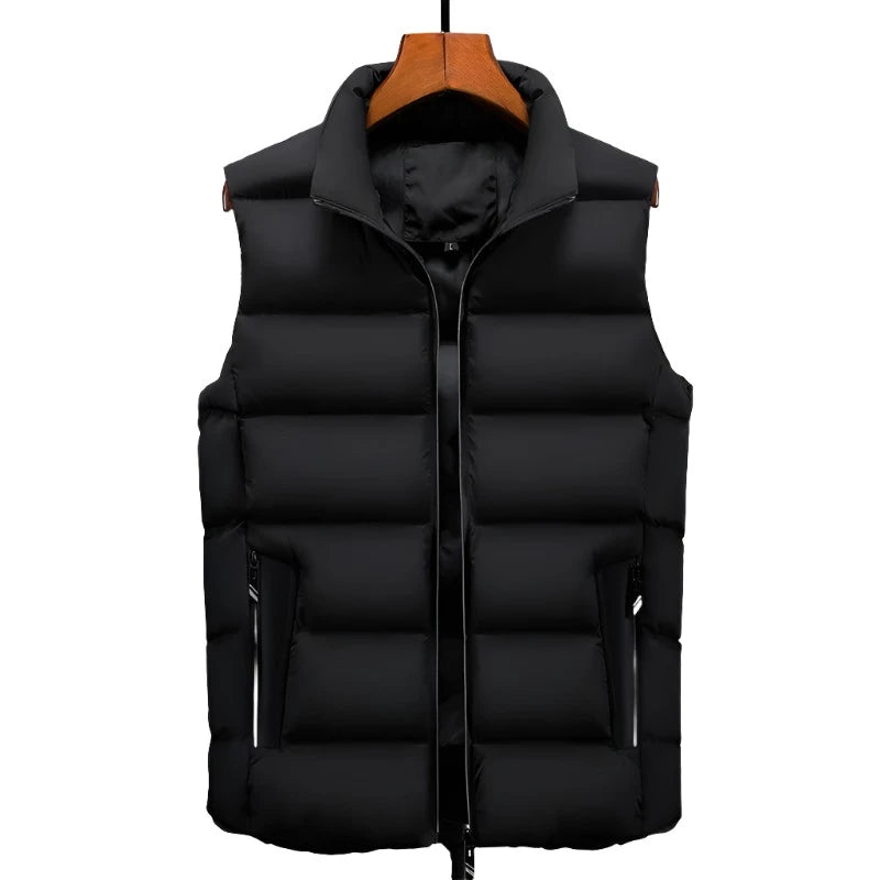   Men's Autumn Sleeveless Fleece Vest - Warm & Fashionable   