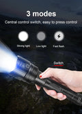   Ultra Powerful LED Flashlight Torch Rechargeable, Waterproof, Durable   