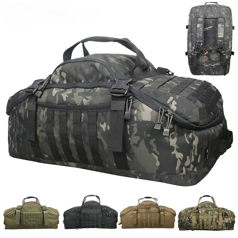  40L 60L 80L Large Duffle Bag Army Tactical Backpack Outdoor Camping Bags Molle Men Military Backpacks Travel Bag for Hiking #
