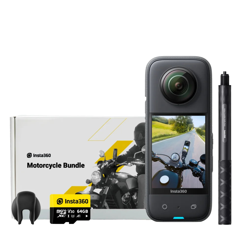   Insta360 X3 4K Action Camera - Dual Screens, Waterproof, Stabilized   