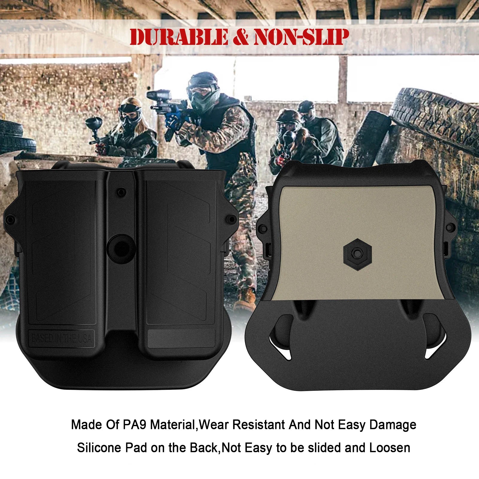   Universal Double Magazine Holder for Firearms   