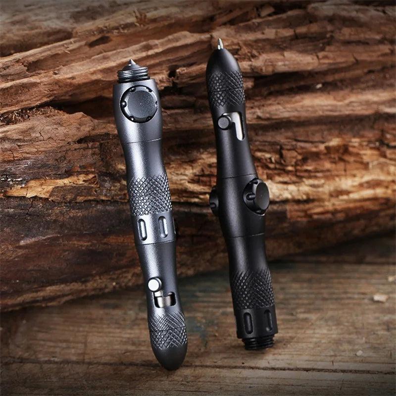   Multi-Function Tactical Pen with Flashlight & Glass Breaker   