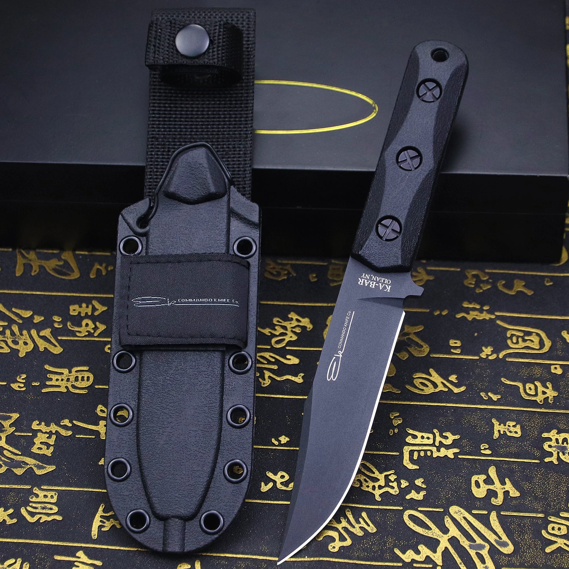   U.S.AKB-EK50 Jungle Hunting Knife | Outdoor Survival EDC Knife   