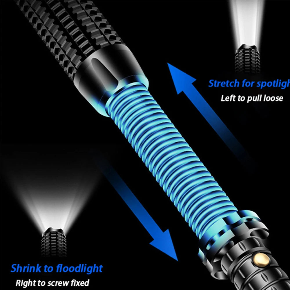  Baseball Bat LED Flashlight Aluminum Tactical Baton #