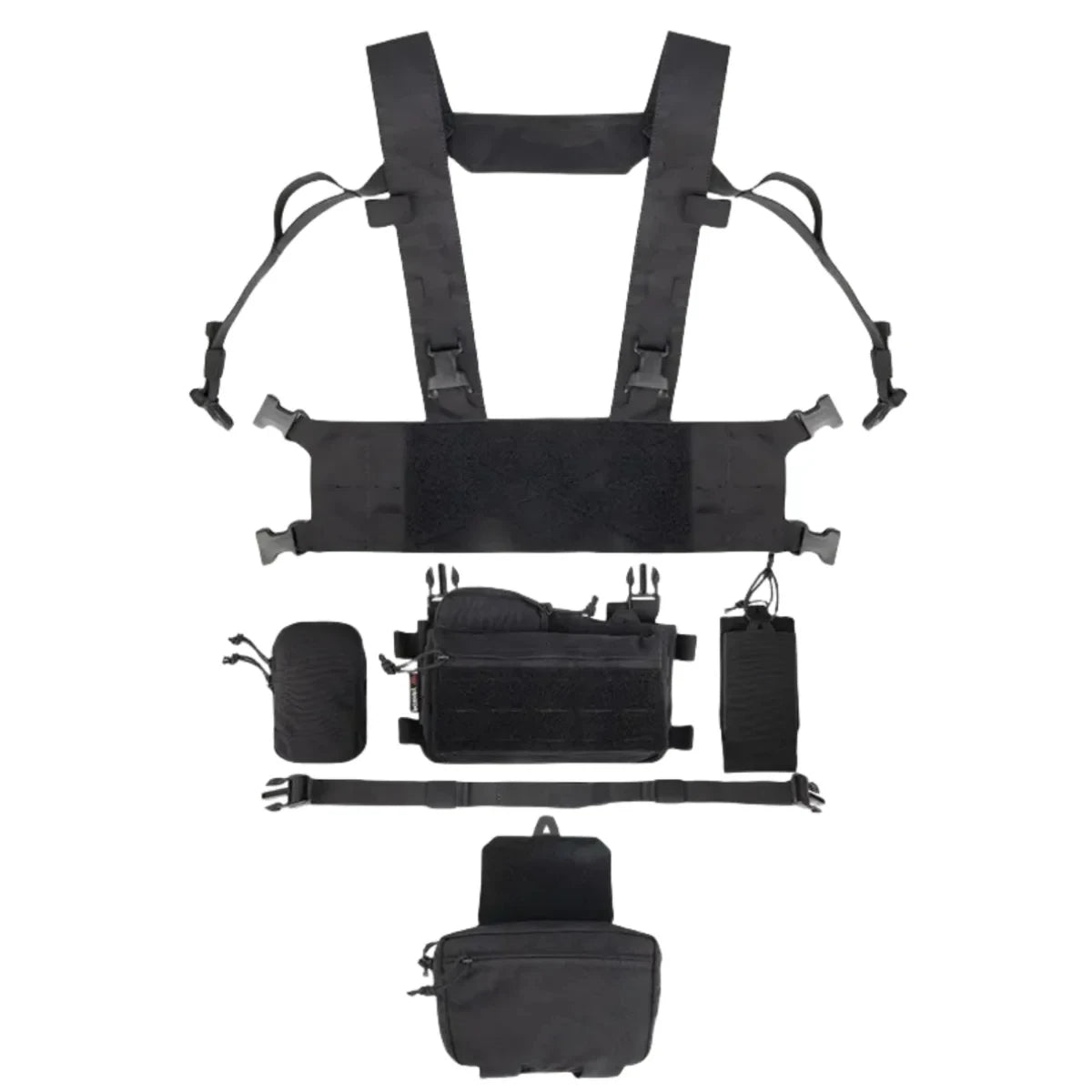   Versatile Tactical Chest Rig - Modular Vest for Military and Outdoor   