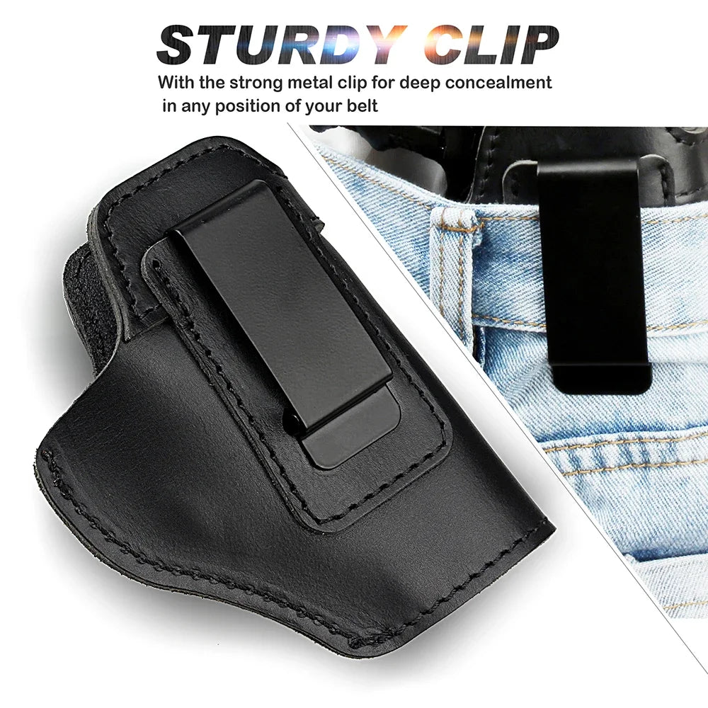   Tactical Leather Holster for Concealed Carry   