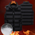   Men's Autumn Sleeveless Fleece Vest - Warm & Fashionable   