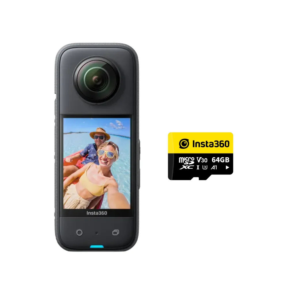   Insta360 X3 4K Action Camera - Dual Screens, Waterproof, Stabilized   