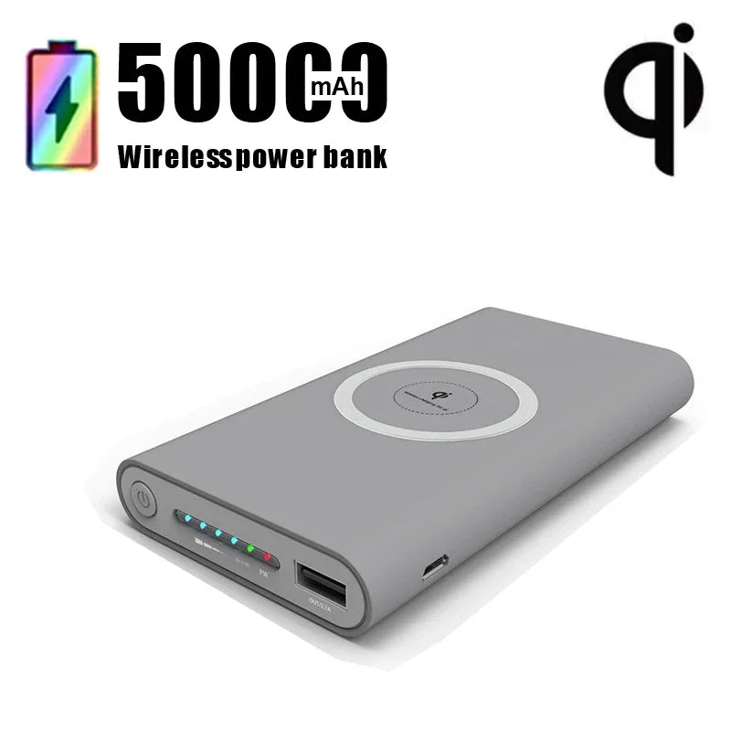  200000mAh Power Bank Fast Charge Ultra-Large Capacity Mobile Power Two Way Wireless Type C Portable Charger Safe Free Shipping #