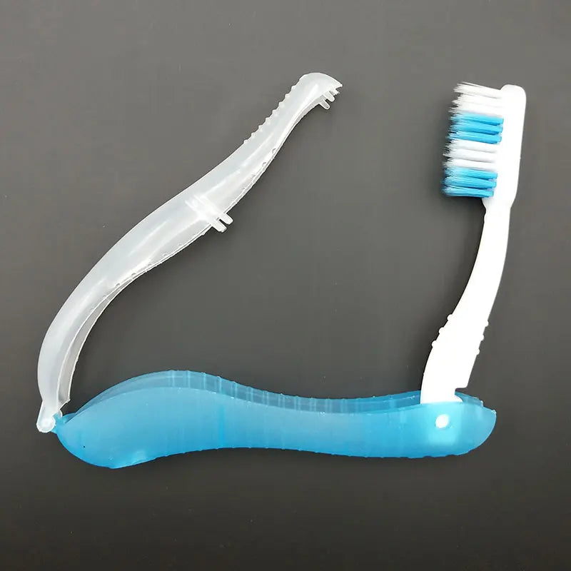 Hygiene Oral Portable Disposable Foldable Travel Camping Toothbrush Hiking Tooth Brush Tooth Cleaning Tools folding toothbrush #