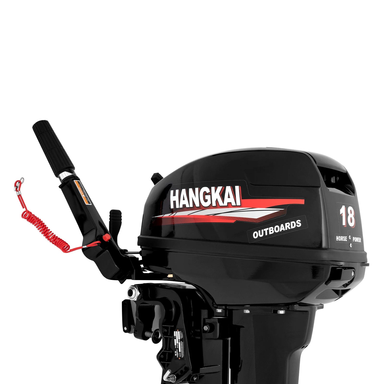   4-Stroke Portable Outboard Motor with Fuel Tank and Spare Parts   