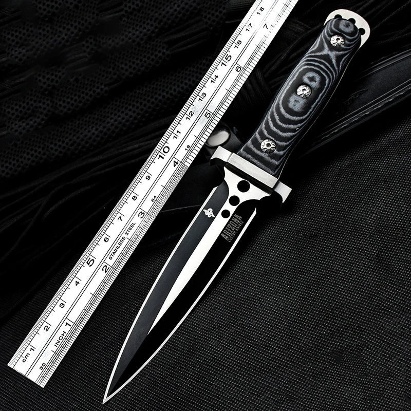   Premium Stainless Steel Knife – 23cm Full Length, 9.8cm Blade   