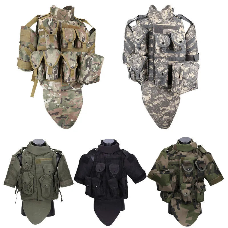  Men Tactical Molle OTV Airsoft Assault Combat Vest Military Survival Armor Gear