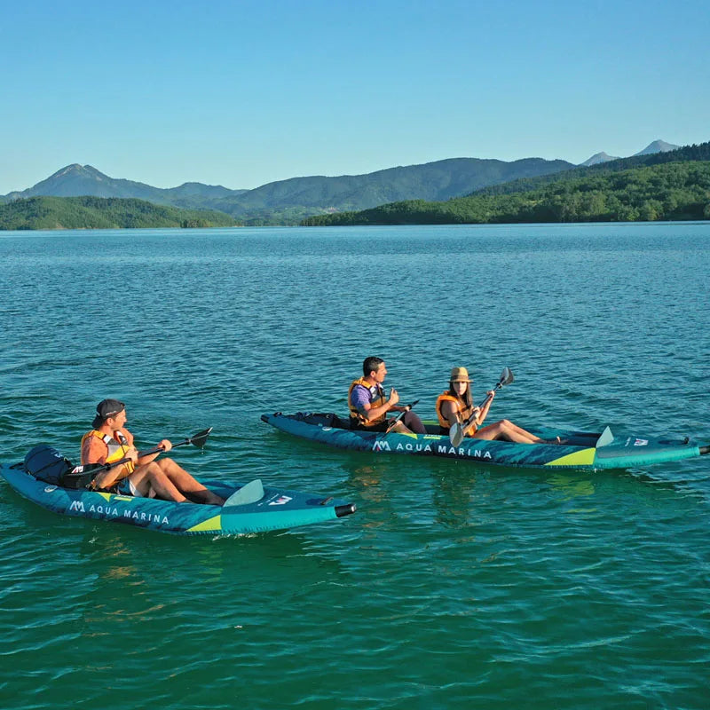   Buy Aqua Marina Inflatable Blue and Teal 2-Person Tandem Kayak   