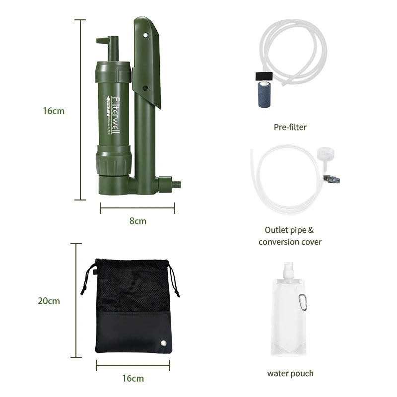   Outdoor Hand Pump RO Outdoor Water Filter   