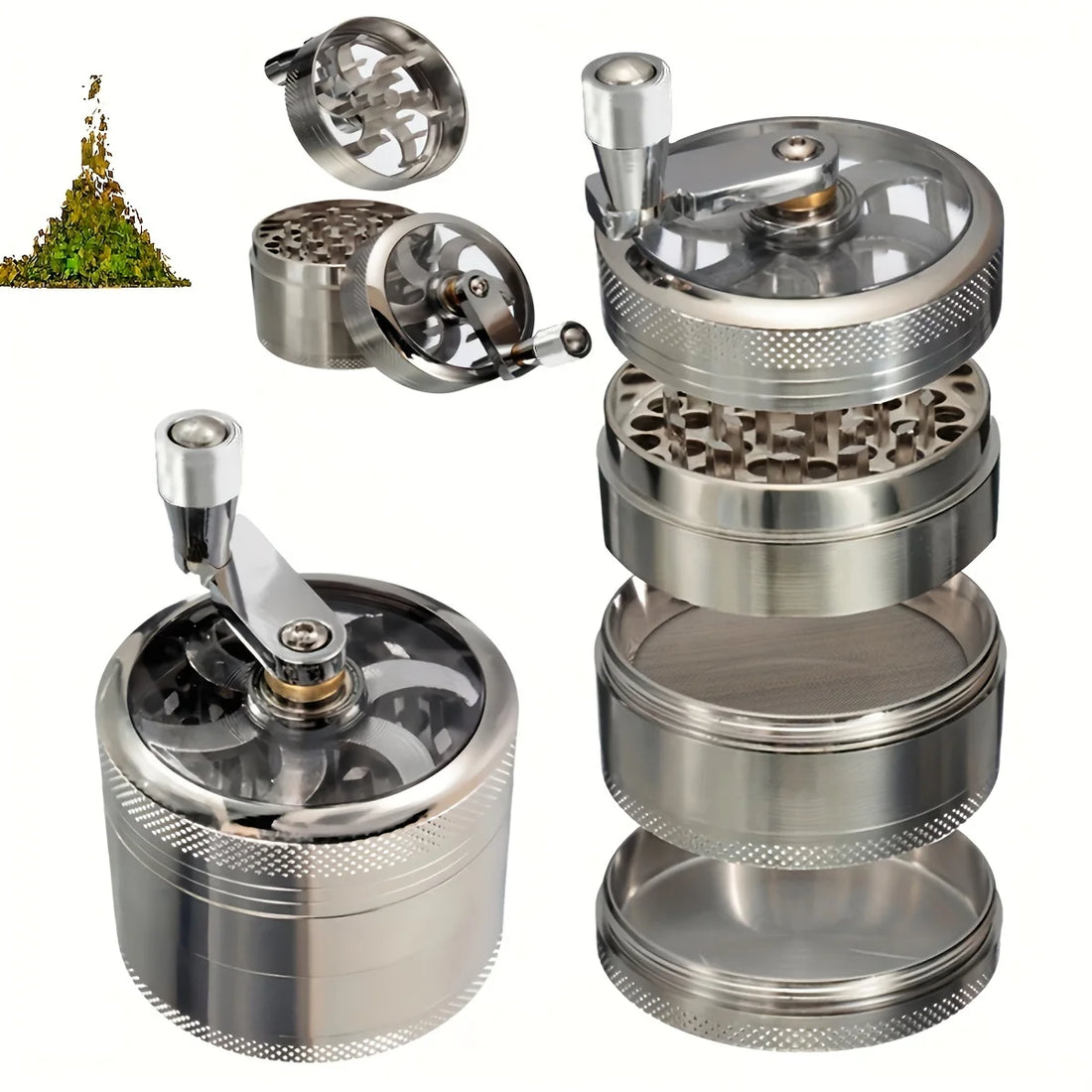   Nut and Hard Spice Grinder - Manual Crusher Grinder   