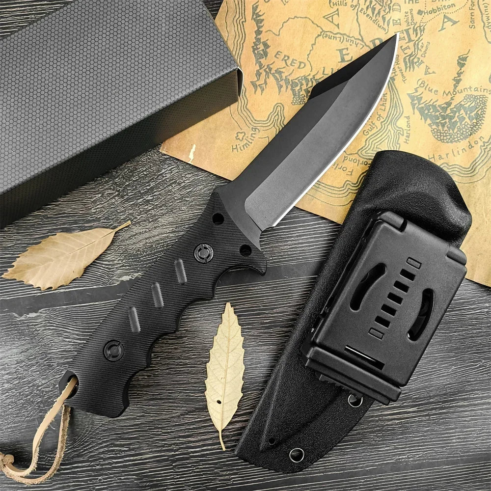   High-Quality Tactical Fixed Blade Knife for Outdoor Adventures   