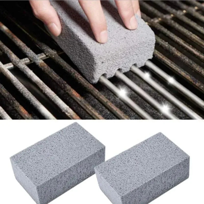   BBQ Grill Cleaning Brush Brick - Pumice Stone for Barbecue Rack   