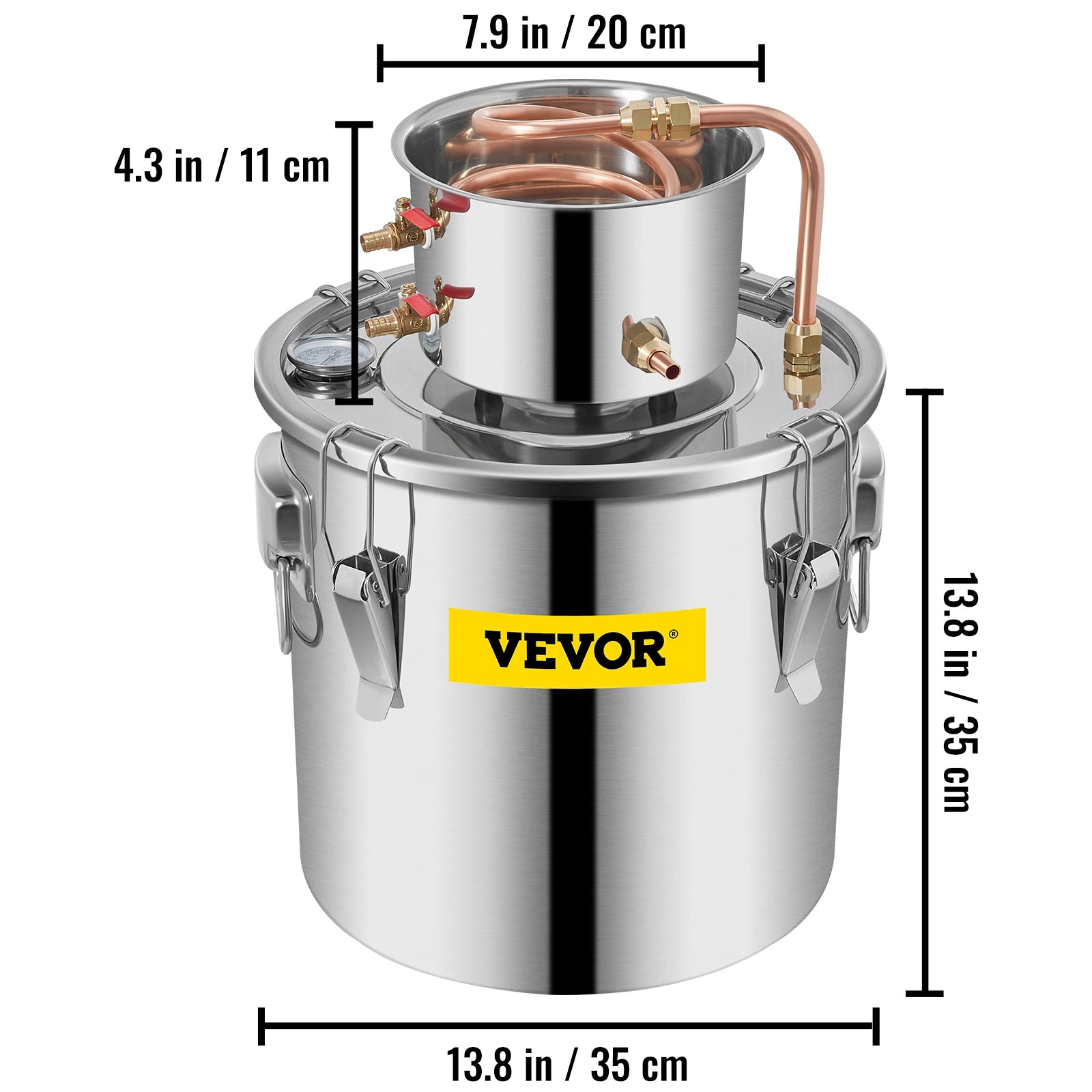   Stainless Steel Multifunctional Distiller Alcohol, Wine, and Whisky   