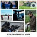   Electronic Shooting Earmuffs - Impact Sound Amplification & Protection   