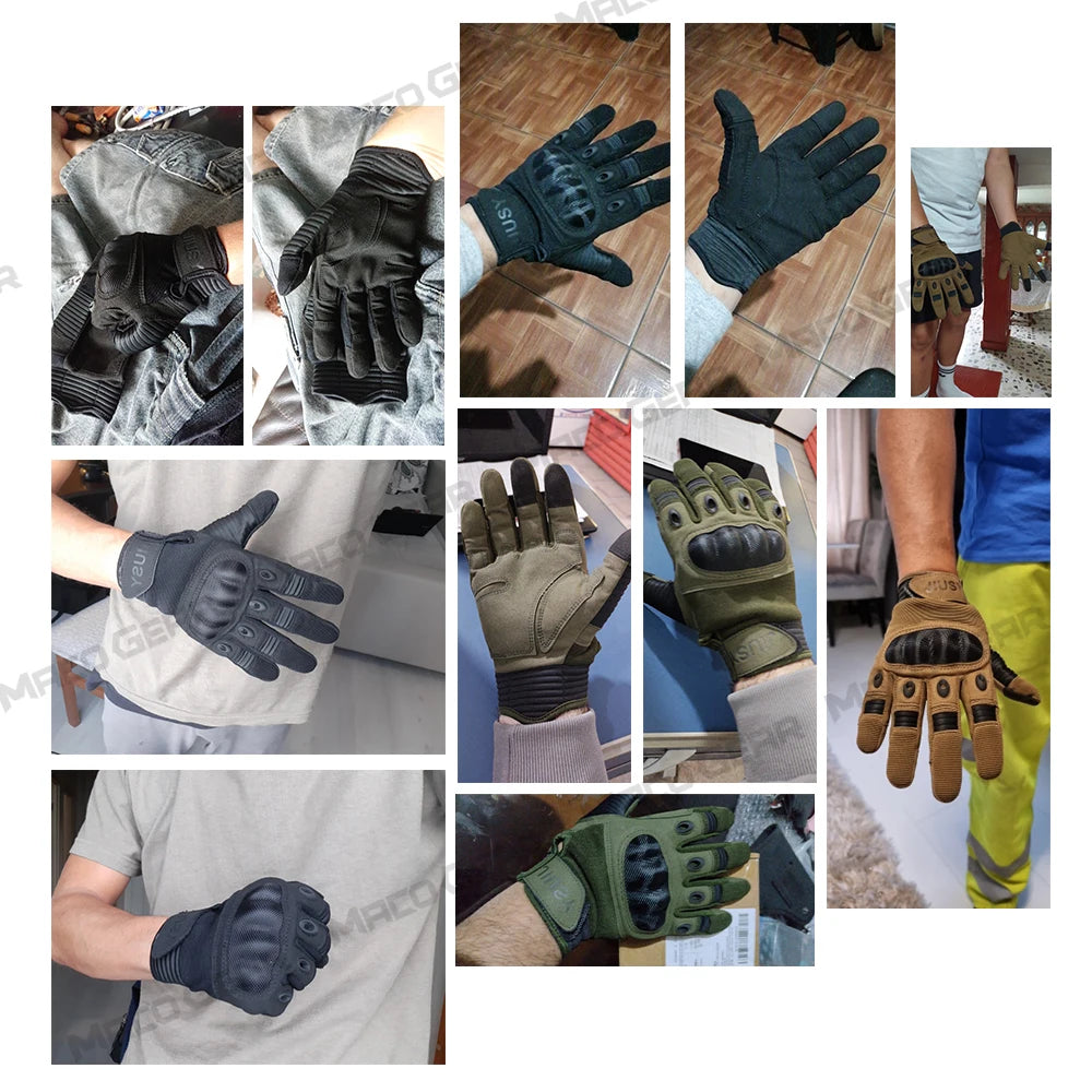   Durable Tactical Gloves with Touchscreen Compatibility   