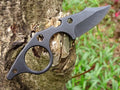   Small Tactical Fixed Blade Pocket Knife Necklace   