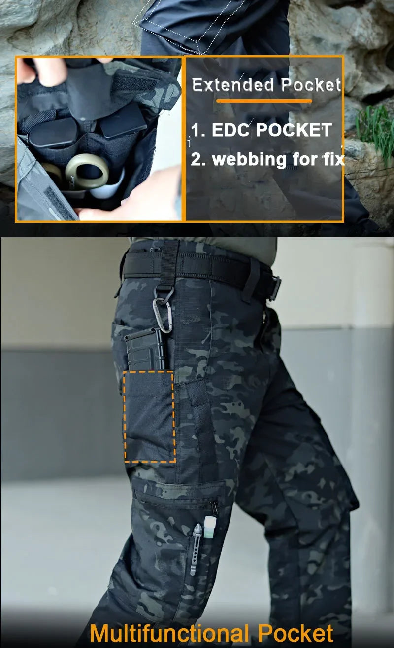   Tactical Multi-Pocket Cargo Pants for Men – Durable Workwear   