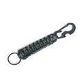   Paracord Keychain Survival Military Braided Lanyard Carabiner Rope Bottle Opener Cord Novelty Tools For Outdoor Camping Hiking   