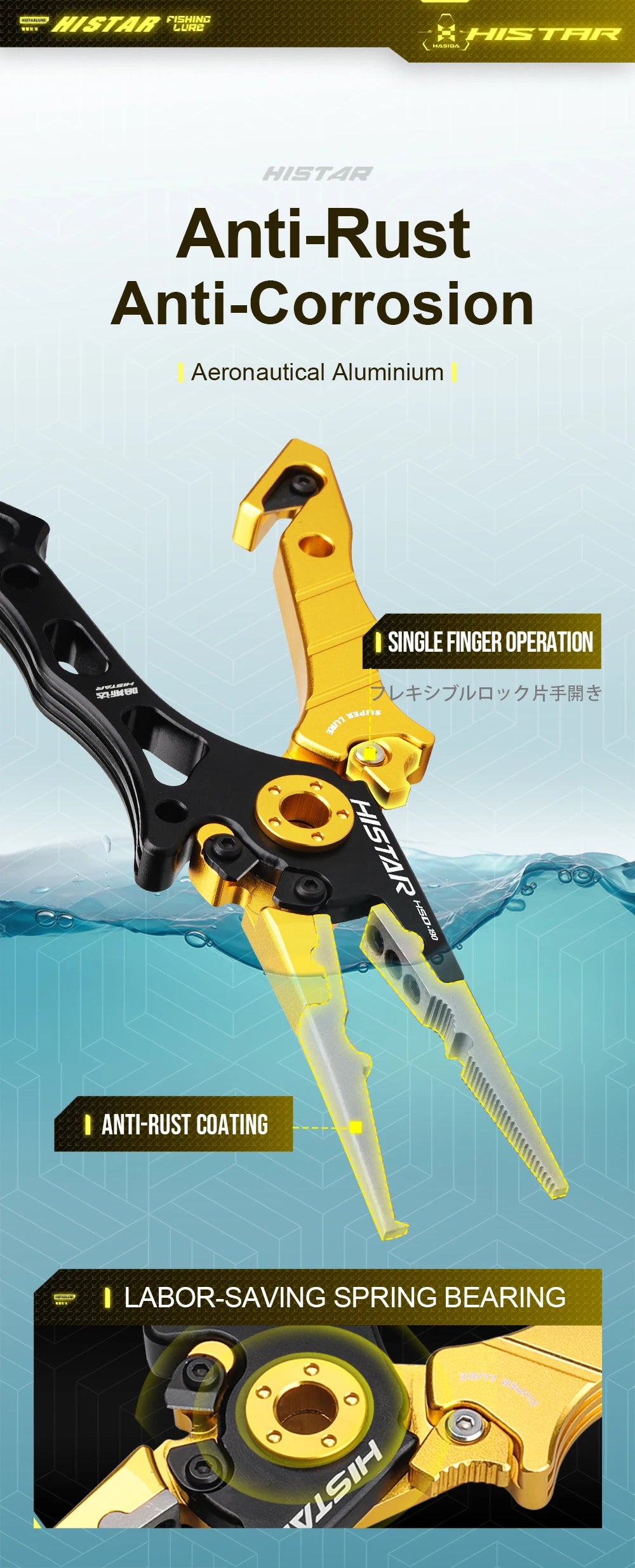   Anti-Corrosion Fishing Pliers & Grip Durable & Multifunctional   