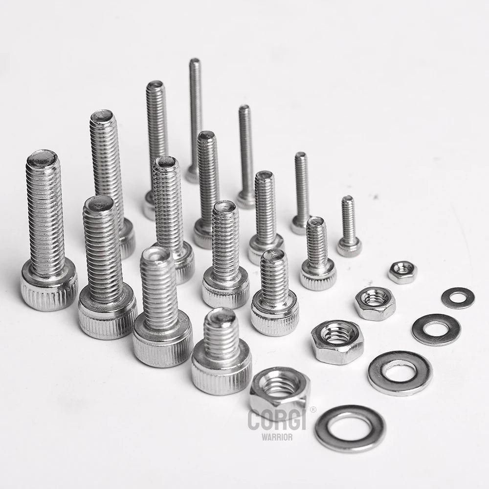   Stainless Steel Screw Set M2-M5 Assortment   