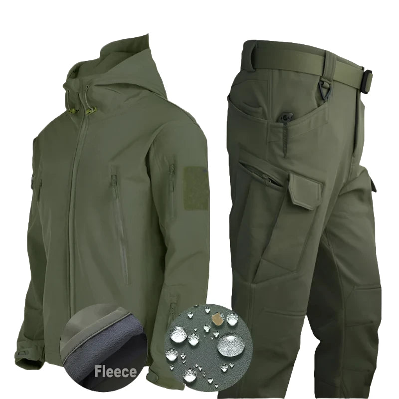   High-Performance Tactical Jacket and Pants Set for all Adventures   